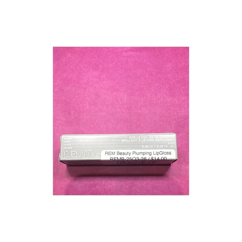 R.E.M. Beauty On Your Collar Plumping LipGloss VCR BNIB NWT